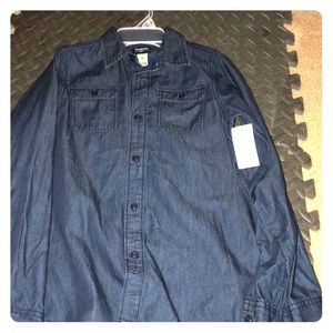 Denim long sleeve shirt